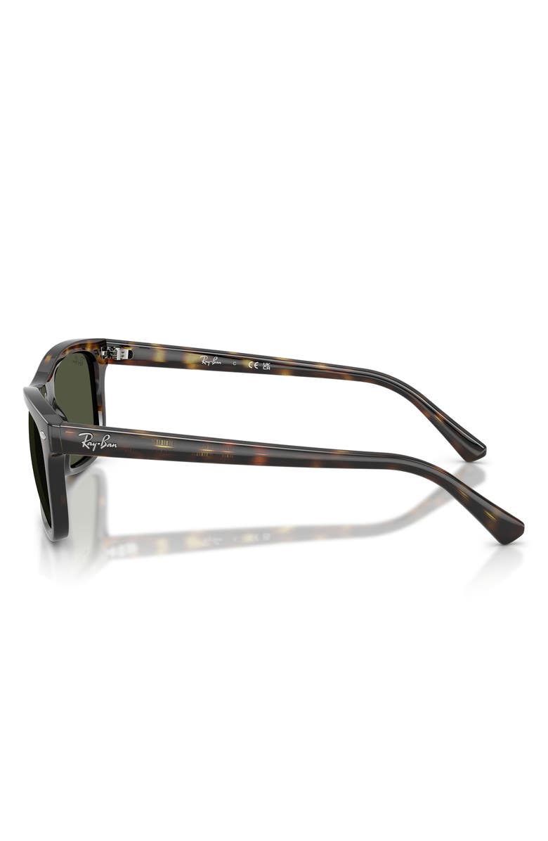 Ray-Ban Square Sunglasses, Alternate, color, Havana / Green