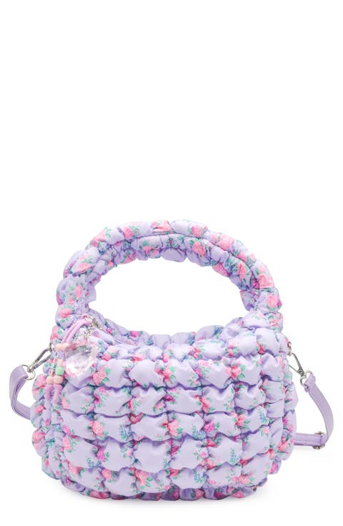 Kids' Scrunch Floral Crossbody Bag