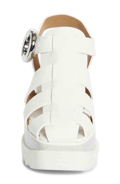 Stella Mccartney Elyse Platform Sandal In Ivory