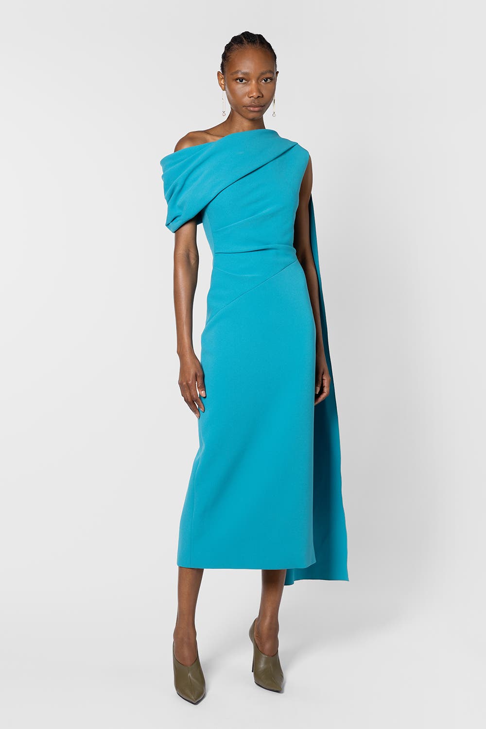 Maite One Shoulder Midi Dress