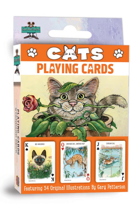 Cats Playing Cards