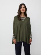 Masai Copenhagen MaFosna Long Sleeve V-Neck Poncho