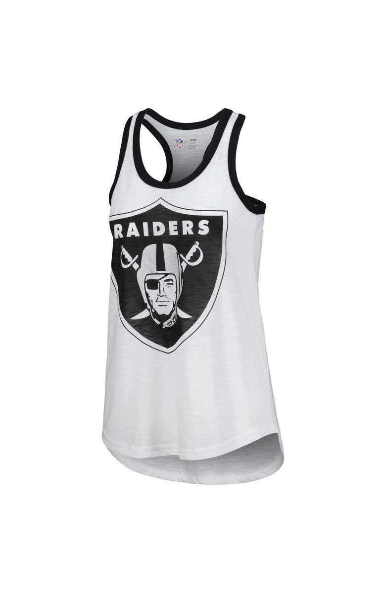 G-III 4HER BY CARL BANKS Women's G-III 4Her by Carl Banks White Las Vegas Raiders Tater Tank Top, Alternate, color, 