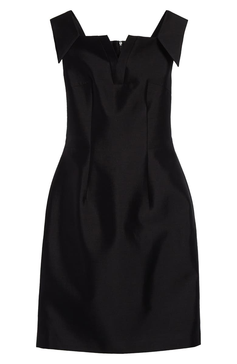 Shushu/Tong Waist Cinching Wool & Silk Sheath Dress, Alternate, color, 