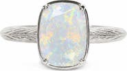 Sterling Forever Elon Sterling Silver Lab Created Opal Statement Ring