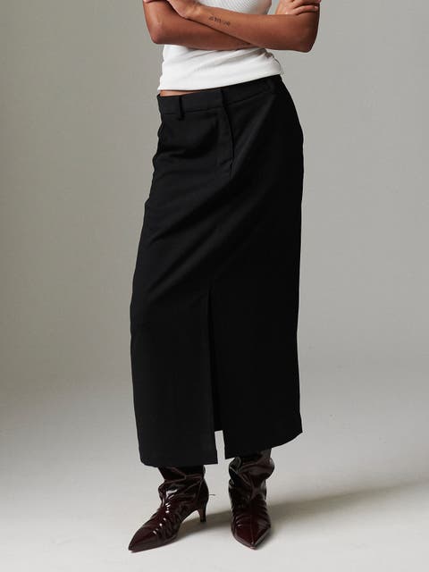 Anno Front Slit Pencil Skirt
