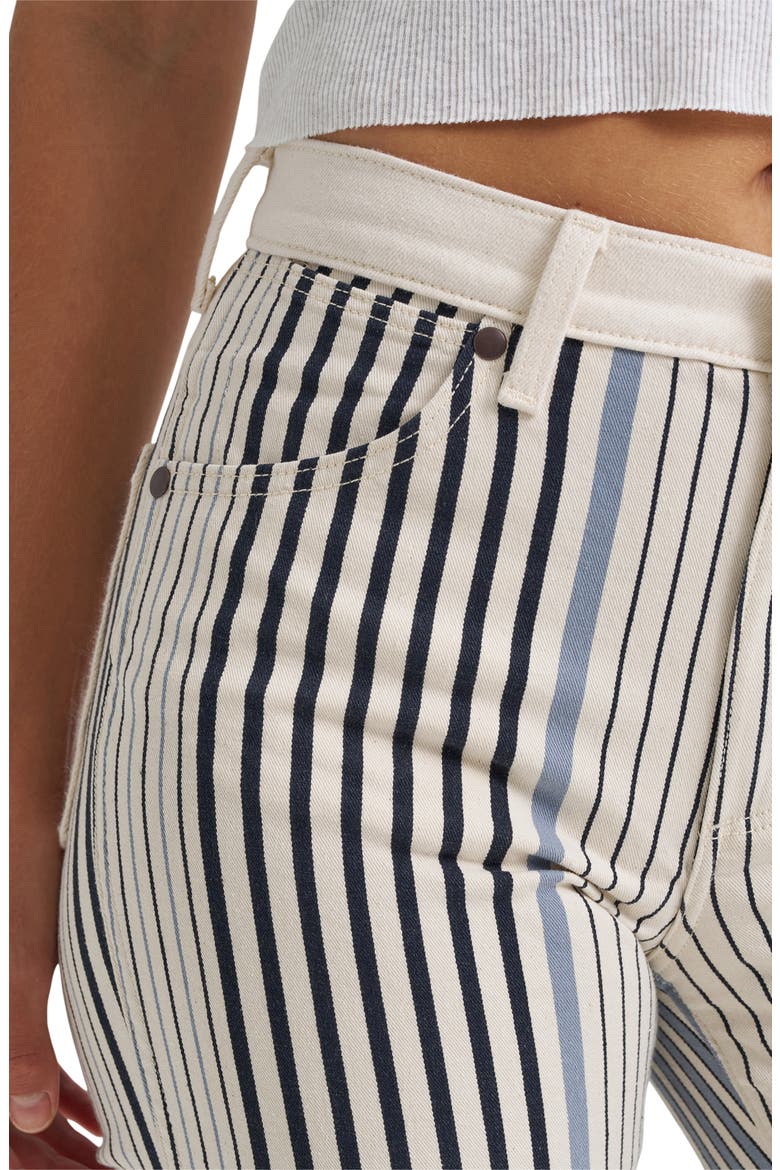 Western Wide Leg Jeans, Alternate, color, MULTI BLUE STRIPE