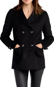 Belle & Bloom Forget You Wool Blend Military Peacoat