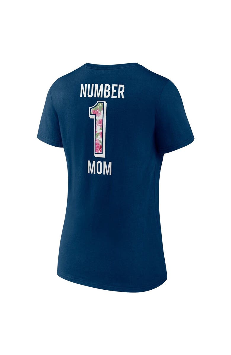 FANATICS Women's Fanatics Branded Navy Chicago Bears Team Mother's Day V-Neck T-Shirt, Alternate, color, Navy