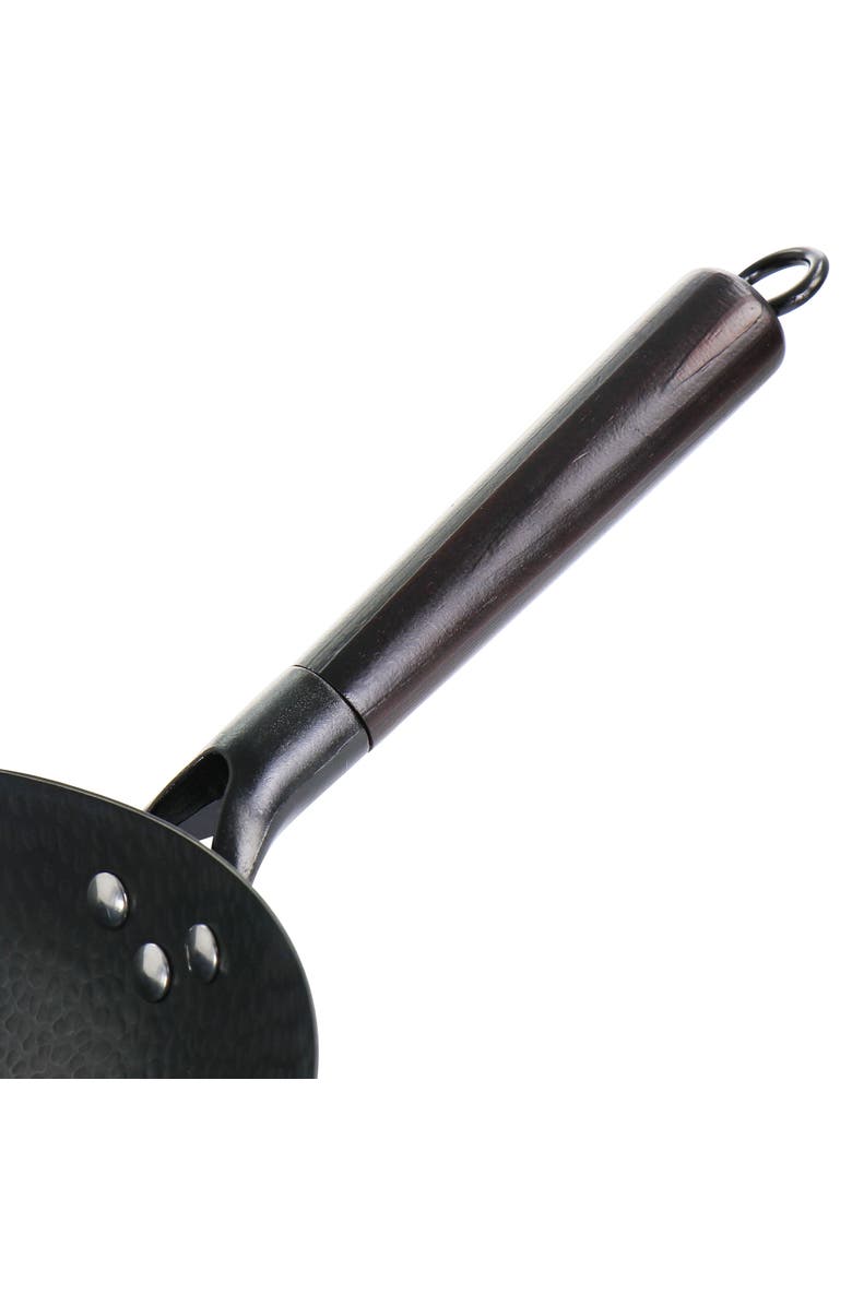 Gibson Home Hamme 13 Inch Heavy Gauge Carbon Steel Wok, Alternate, color, Black