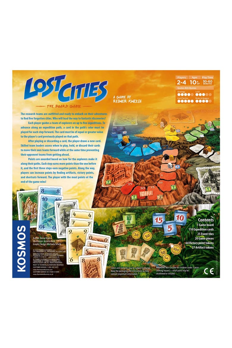 'Lost Cities - The Board Game', Alternate, color, ORANGE