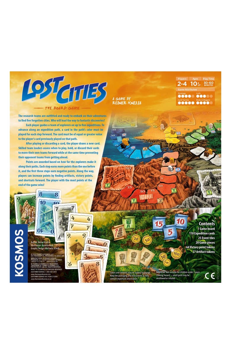 Thames & Kosmos 'Lost Cities - The Board Game', Alternate, color, 