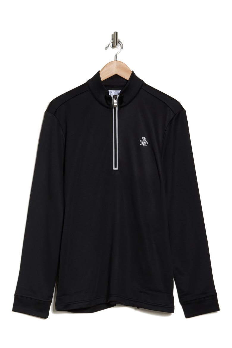 Long Sleeve Half-Zip Fleece Pullover, Alternate, color, CAVIAR