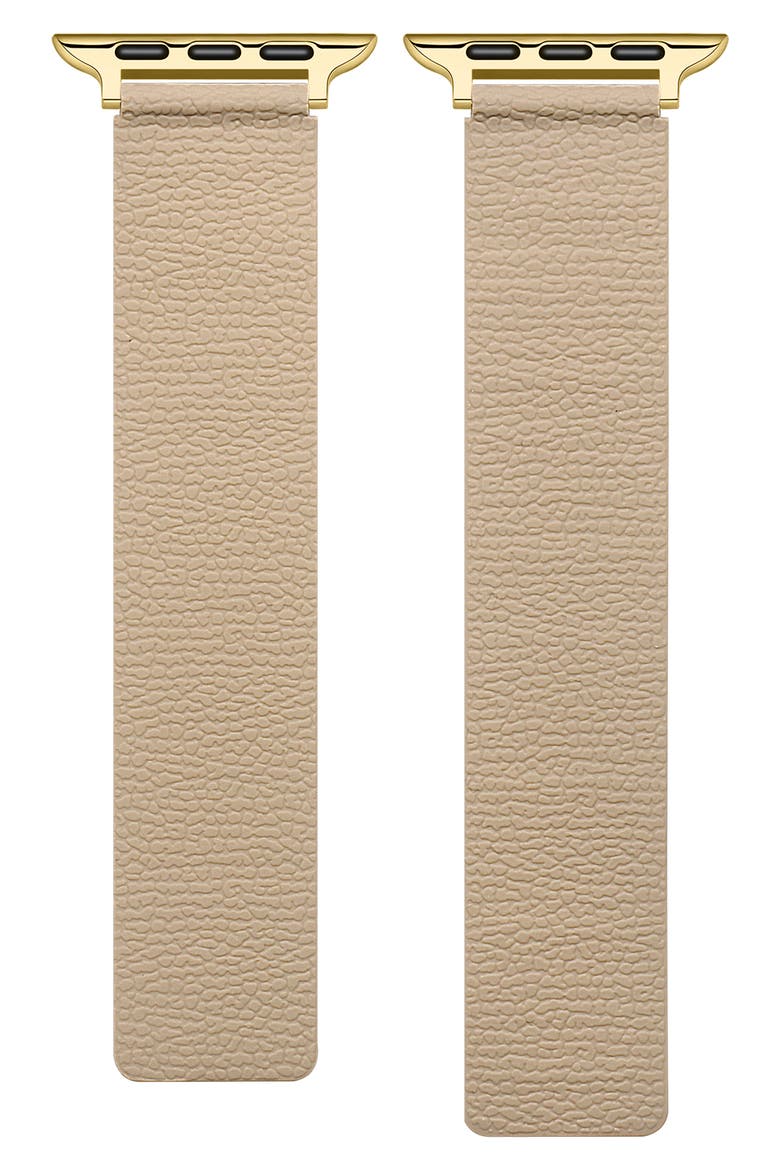 Textured Silicone Apple Watch® Watchband, Main, color, TAUPE
