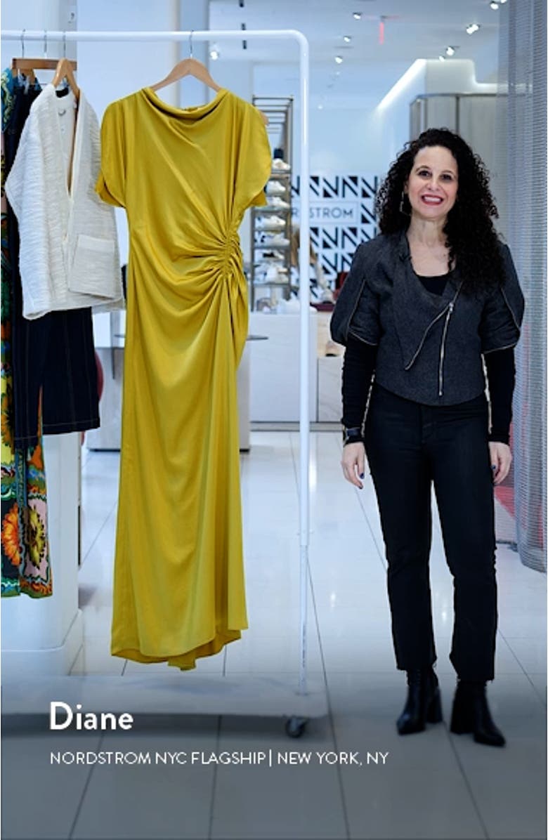 Nadia Side Twist Maxi Dress, sales video thumbnail