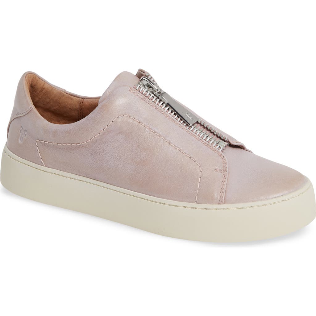 Frye Lena Zip Platform Sneaker In Pink