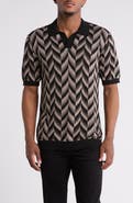 JASON WU Johnny Collar Silk & Cotton Jacquard Polo