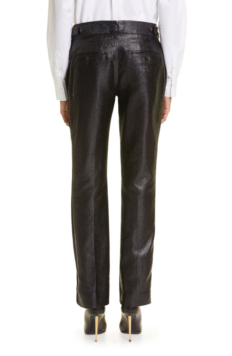TOM FORD Tailored Iridescent Sablé & Velveteen Tailored Pants, Alternate, color, 