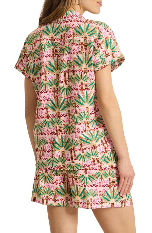 Tommy Bahama Palm Pointe Short Sleeve Linen Button-up Shirt