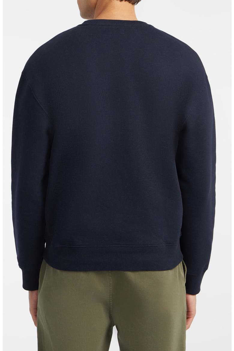 Organic Cotton Blend Graphic Sweatshirt, Alternate, color, NAVY