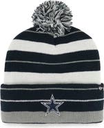 '47 Men's '47 Navy Dallas Cowboys Powerline Cuffed Knit Hat with Pom