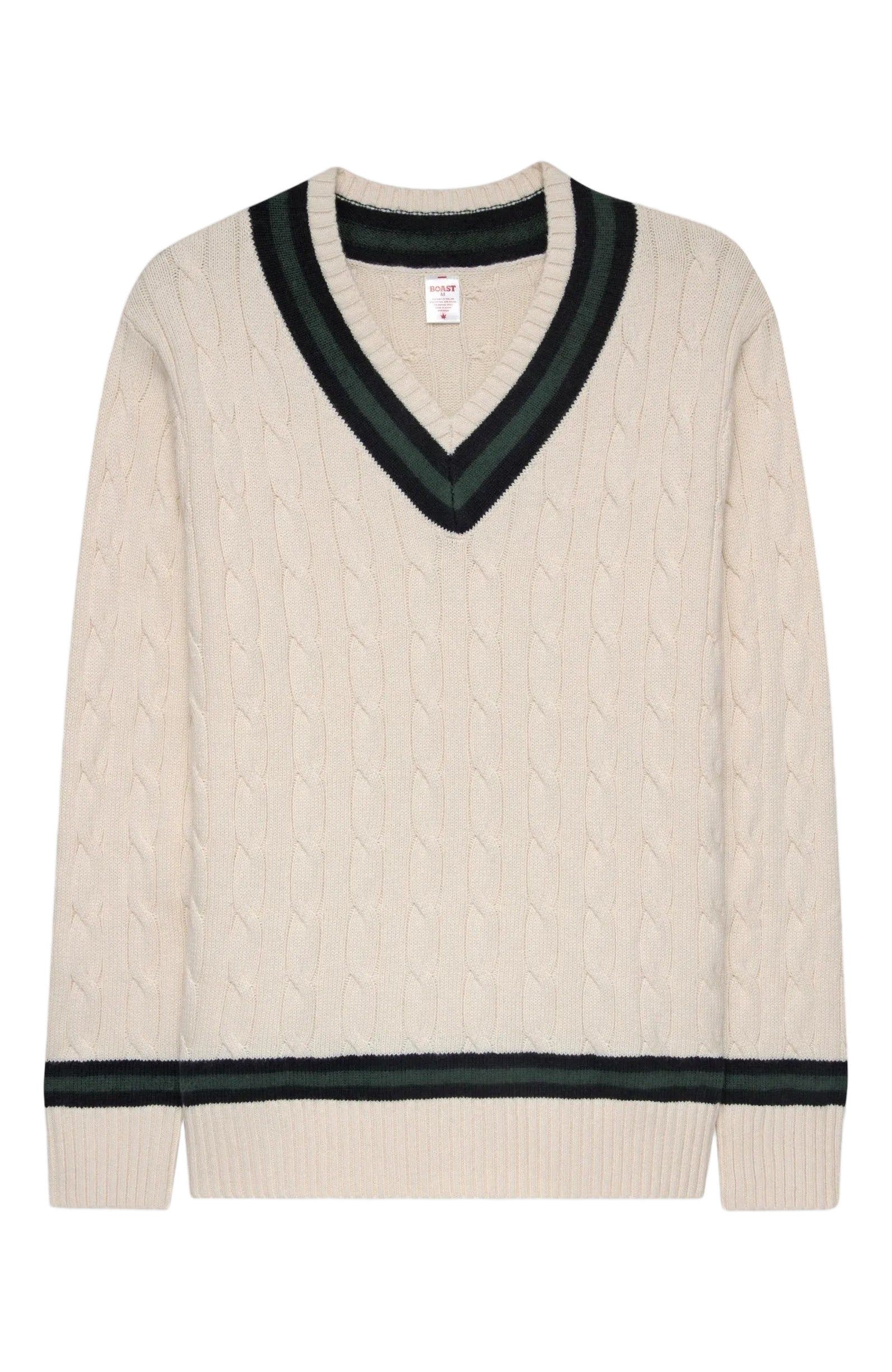 Ivory Navy Green