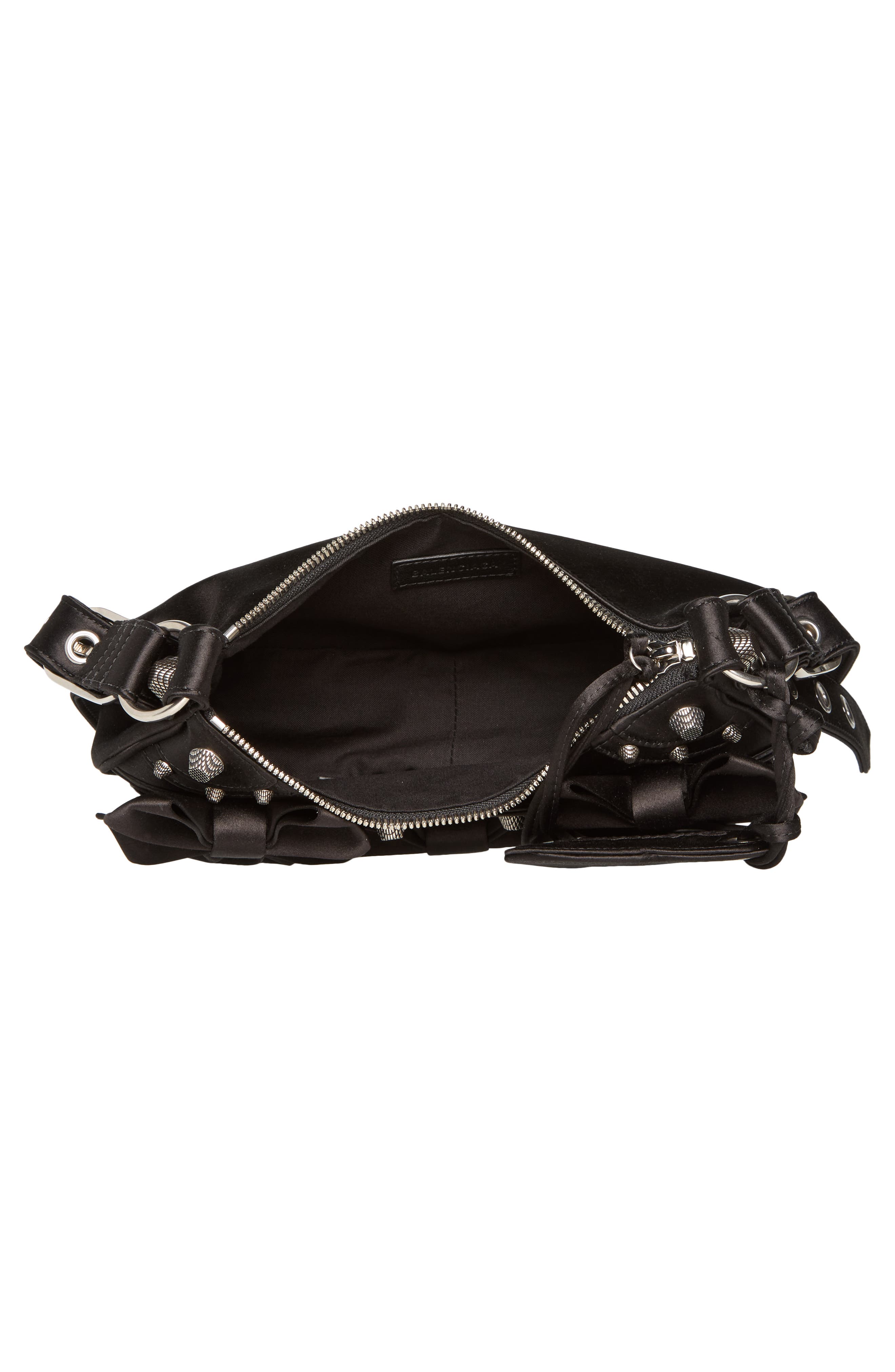 Balenciaga Extra Small Le Cagole Satin Shoulder Bag, Alternate, color, 