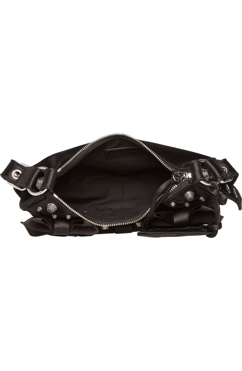 Balenciaga Extra Small Le Cagole Satin Shoulder Bag, Alternate, color,