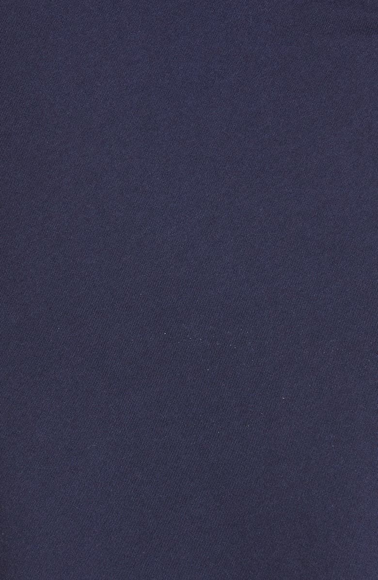 Derek Lam 10 Crosby Landry Sleeveless Twist Waist Cotton Dress, Alternate, color, Navy