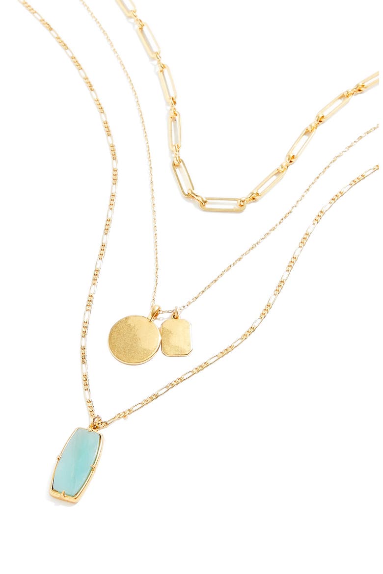 White Jade Necklace Set, Alternate, color, FADED SEAGRASS MULTI