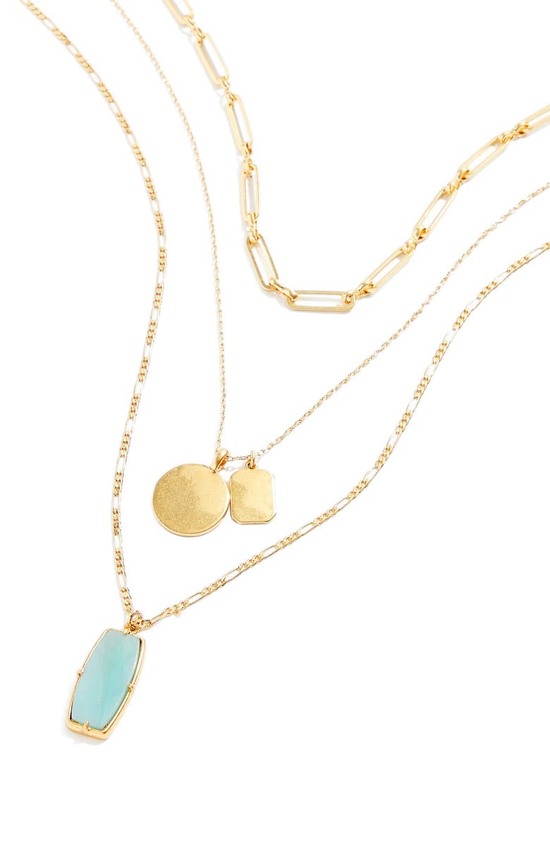 Madewell White Jade Necklace Set, Alternate, color,