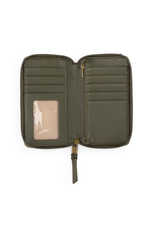 The Sak Silverlake N/s Smartphone Crossbody In Moss Suede