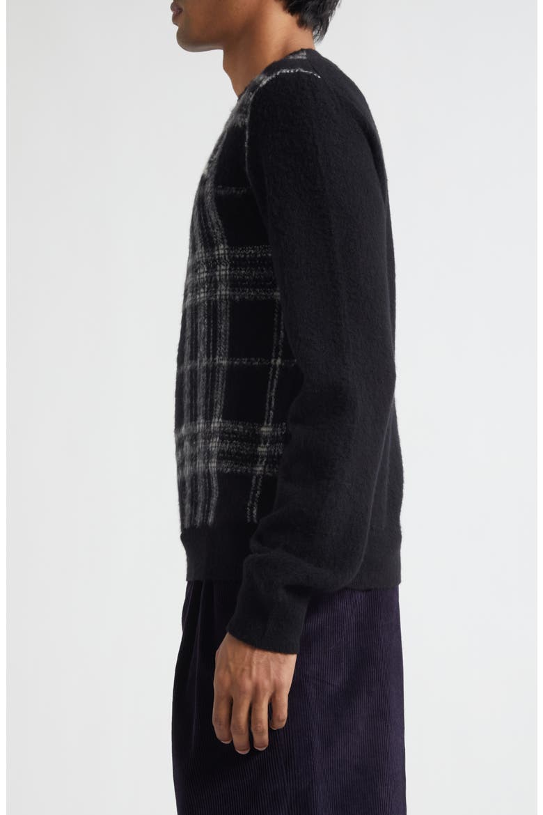 Tarron EKD Wool Blend Sweater, Alternate, color, BLACK/ WHITE