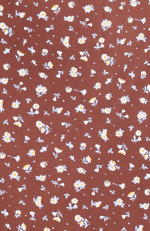 Petal And Pup Petal & Pup Talitha Open Back Long Sleeve Maxi Dress In Brown