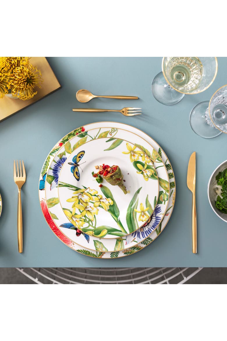 Amazonia Bread & Butter Plate Round, Alternate, color, White