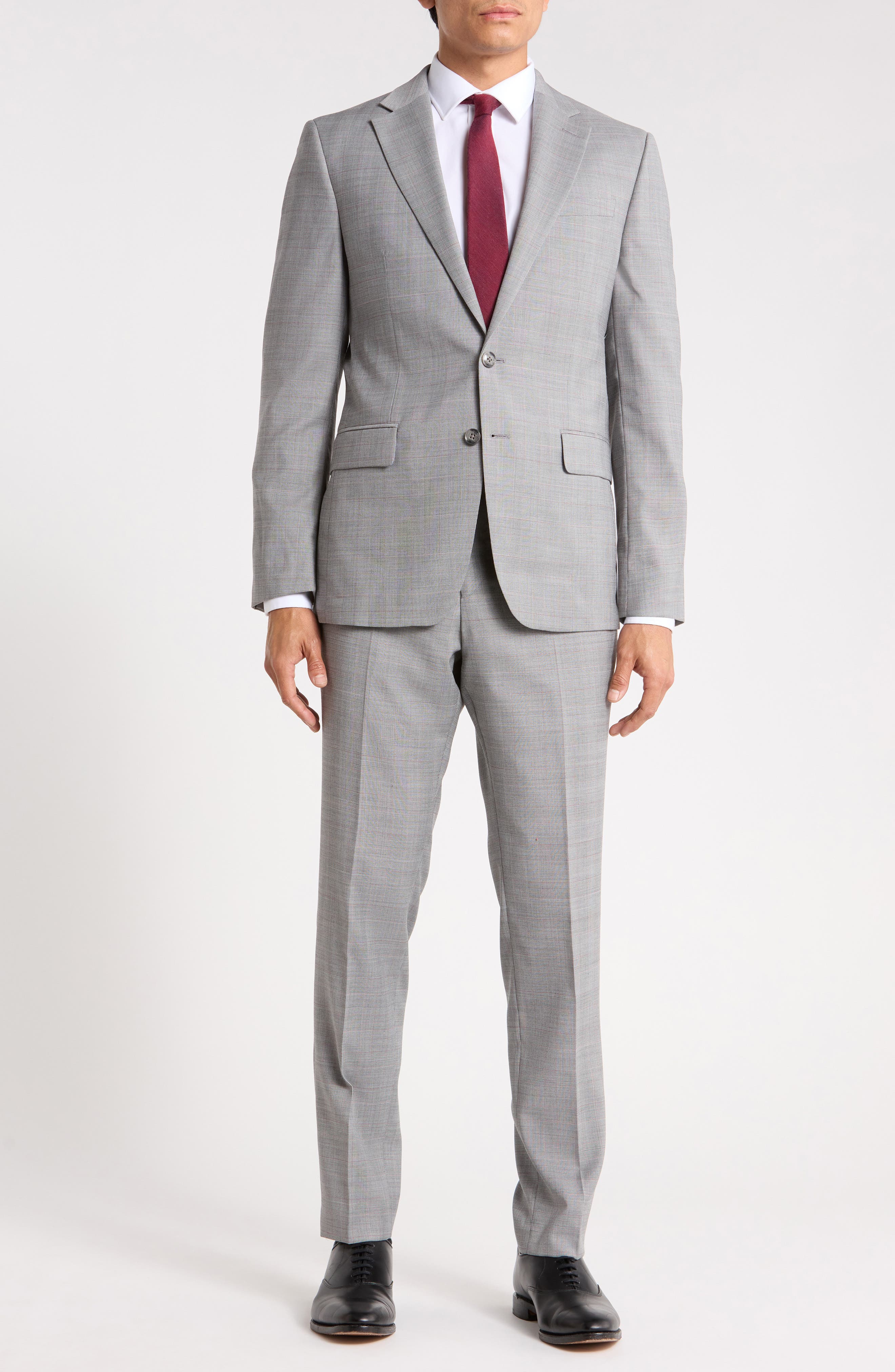Original Penguin Two Button Notch Lapel Flap Pocket Suit