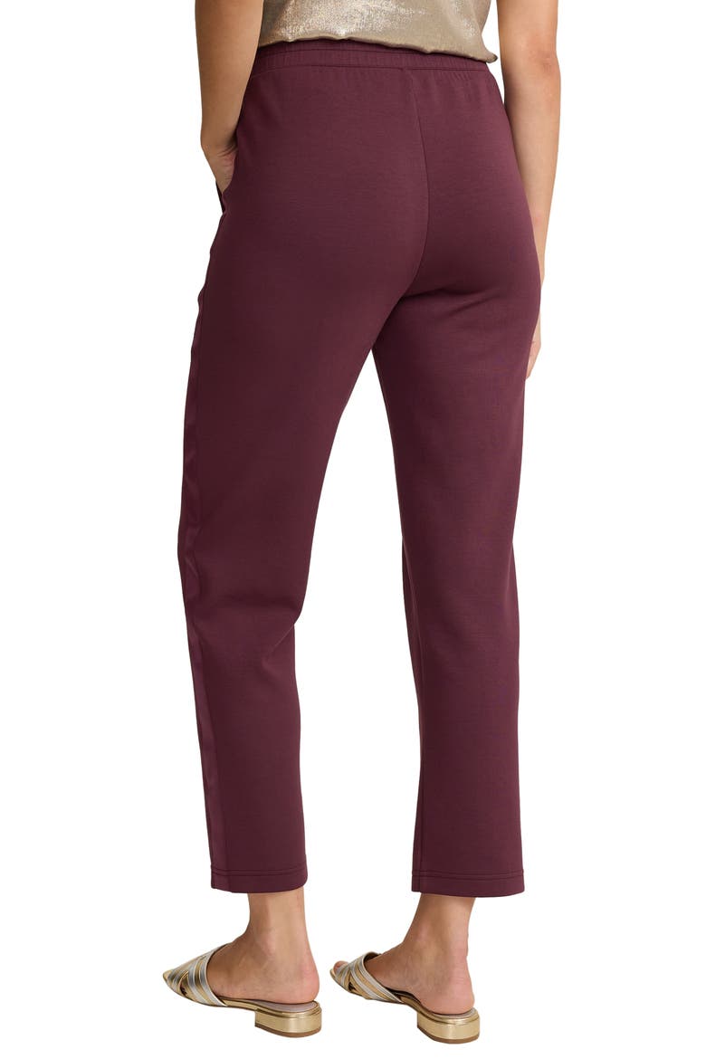 Palm Voyage Satin Trim Pants, Alternate, color, MORO
