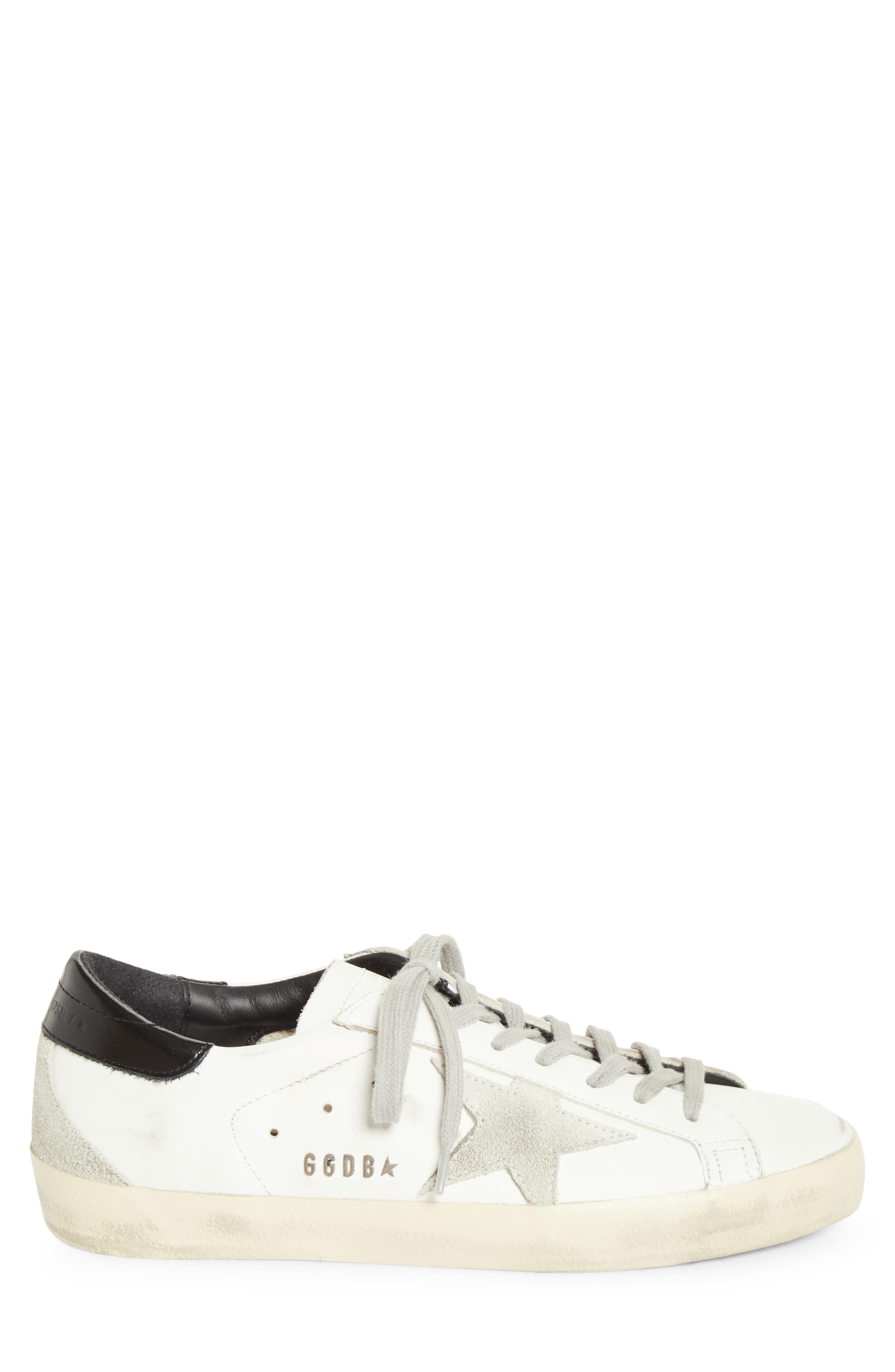 Golden Goose Super-Star Sneaker, Alternate, color, White/ Ice/ Black