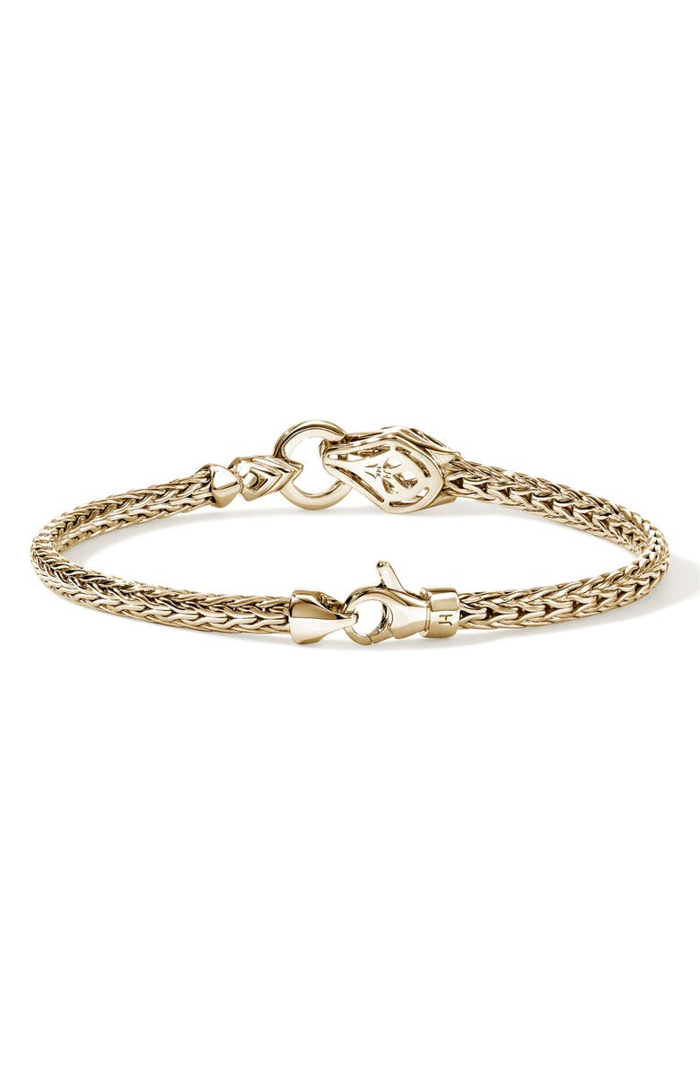 John Hardy Naga Bracelet, Alternate, color, Gold