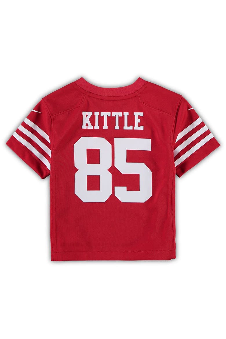 Toddler Nike George Kittle Scarlet San Francisco 49ers Game Jersey, Alternate, color, Scarlet