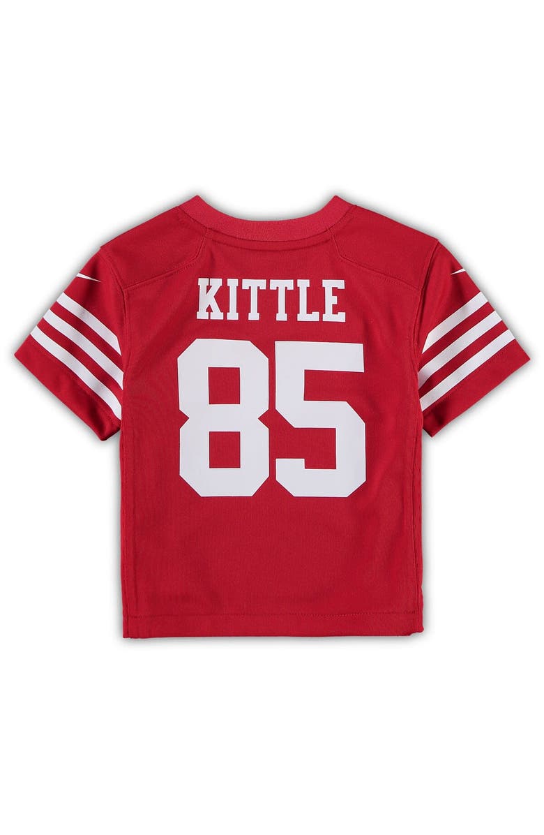 Nike Toddler Nike George Kittle Scarlet San Francisco 49ers Game Jersey, Alternate, color, 