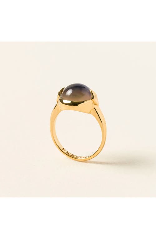 Merewif Color-changing Mood Ring In Gold