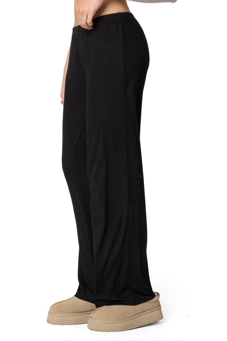 Justina Lounge Pants, Alternate, color, BLACK