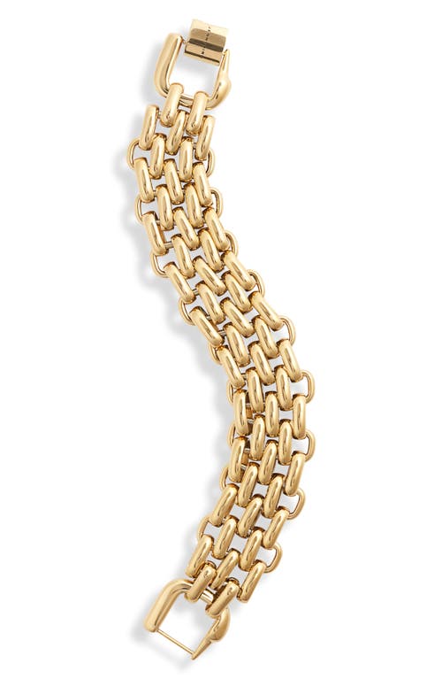 Jenny Bird Penelope Chain Bracelet in High Polish Gold 