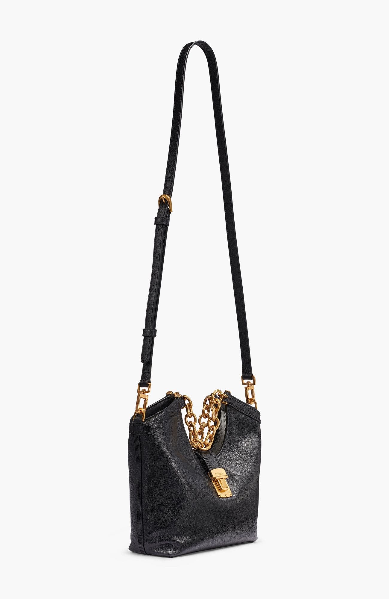 Small Leno Tote, Alternate, color, Black/Gold