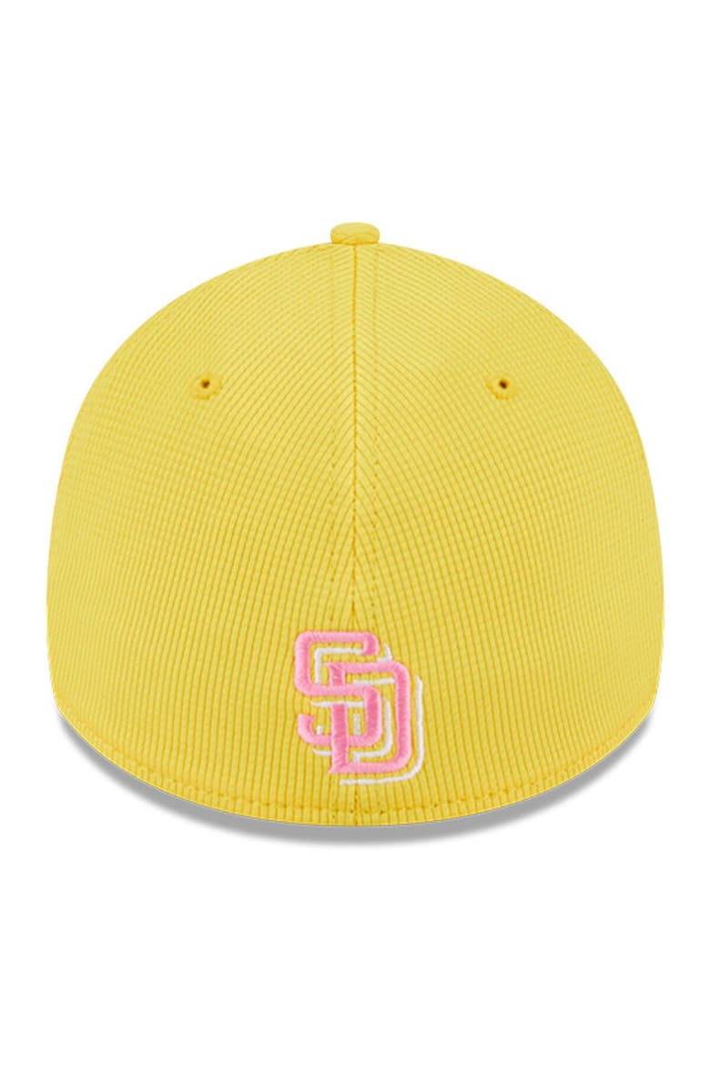 Men's New Era Yellow San Diego Padres City Connect Batting Practice 39THIRTY Flex Hat, Alternate, color, Yellow