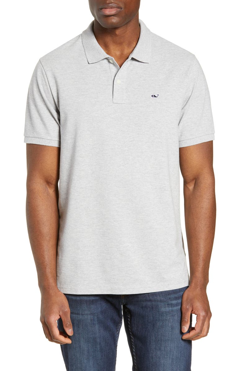 vineyard vines Regular Fit Stretch Piqué Polo, Main, color, 