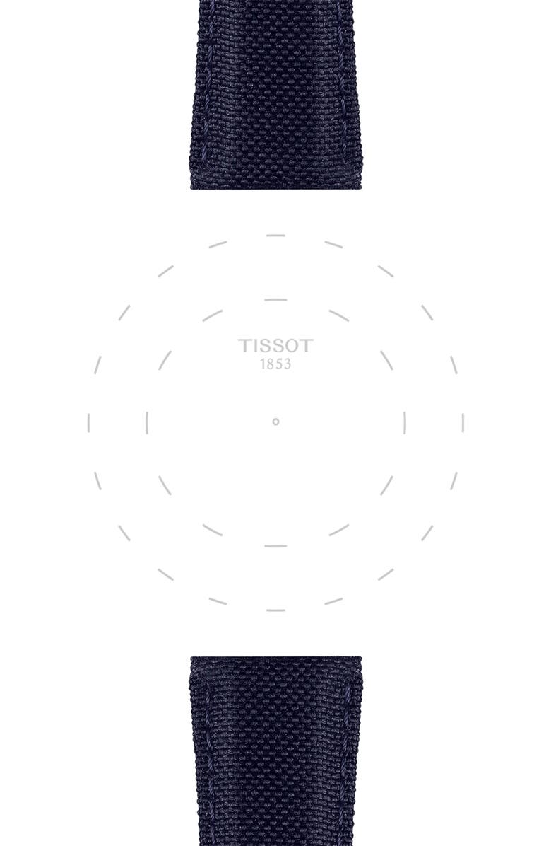 Tissot 21mm Fabric Watch Strap, Alternate, color, 