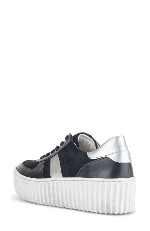Gabor 53.203 Platform Sneaker In Black