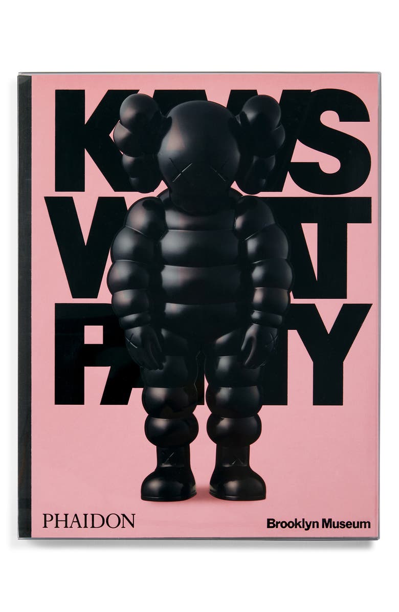 Phaidon Press 'KAWS: WHAT PARTY (Black on Pink edition)' Book, Alternate, color, 